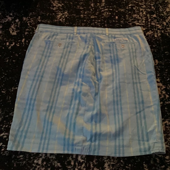Burberry Vintage light Blue Yellow Paid Skirt 💙 - Picture 2 of 10